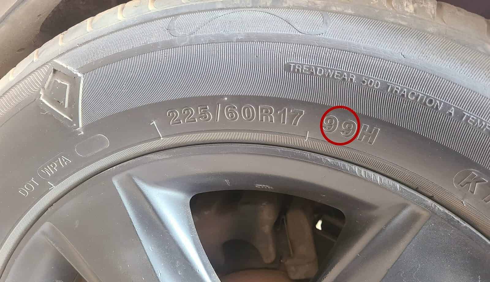 Tire Load Index